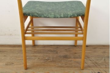 北欧ビンテージ　ビーチ材　ナチュラルなお部屋づくりにぴったりなダイニングチェア4脚セット(イス、椅子、ヴィンテージ)(R-052636)