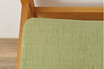 北欧ビンテージ　ナラ材　ナチュラルスタイルにおすすめのダイニングチェア2脚セット　(R-052640)