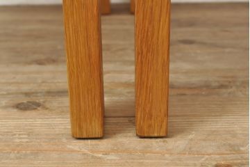 北欧ビンテージ　ナラ材　ナチュラルスタイルにおすすめのダイニングチェア2脚セット　(R-052640)