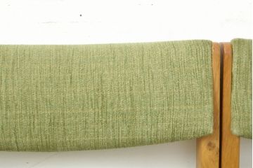 北欧ビンテージ　ナラ材　ナチュラルスタイルにおすすめのダイニングチェア4脚セット(イス、椅子、ヴィンテージ)(R-052641)