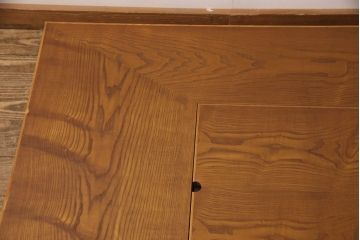 中古　超美品　ケヤキ材　上質な和の空間づくりにぴったりな関西火鉢(木製火鉢、長火鉢、囲炉裏、座卓)(R-052646)