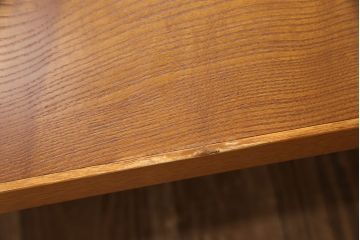 中古　超美品　ケヤキ材　上質な和の空間づくりにぴったりな関西火鉢(木製火鉢、長火鉢、囲炉裏、座卓)(R-052646)