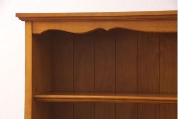 中古　極美品　横浜クラシック家具　ダニエル(Daniel)　収納力抜群で使い勝手のよさそうなビューローブックシェルフ(引き出し、飾り棚、収納棚、本棚、デスク、在宅ワーク、在宅用)(R-052653)