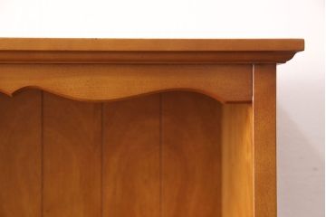 中古　極美品　横浜クラシック家具　ダニエル(Daniel)　収納力抜群で使い勝手のよさそうなビューローブックシェルフ(引き出し、飾り棚、収納棚、本棚、デスク、在宅ワーク、在宅用)(R-052653)