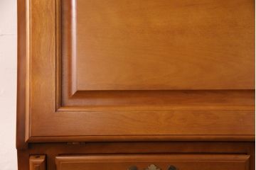 中古　極美品　横浜クラシック家具　ダニエル(Daniel)　収納力抜群で使い勝手のよさそうなビューローブックシェルフ(引き出し、飾り棚、収納棚、本棚、デスク、在宅ワーク、在宅用)(R-052653)