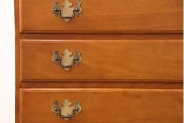 中古　極美品　横浜クラシック家具　ダニエル(Daniel)　収納力抜群で使い勝手のよさそうなビューローブックシェルフ(引き出し、飾り棚、収納棚、本棚、デスク、在宅ワーク、在宅用)(R-052653)