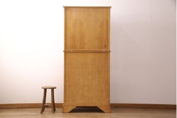 中古　極美品　横浜クラシック家具　ダニエル(Daniel)　収納力抜群で使い勝手のよさそうなビューローブックシェルフ(引き出し、飾り棚、収納棚、本棚、デスク、在宅ワーク、在宅用)(R-052653)