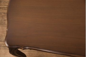 和製ビンテージ　美品　カリモク家具(karimoku)　domani(ドマーニ)　Louis(ルイ)XVシリーズ　曲線が美しいセンターテーブル(リビングテーブル、ヴィンテージ)(R-052657)