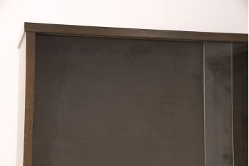 和製ビンテージ　maruni(マルニ木工)　クラシカルな佇まいが魅力的なビューローブックケース(収納棚、本箱、キャビネット、ワークデスク、ヴィンテージ、在宅用、在宅ワーク)(R-052661)