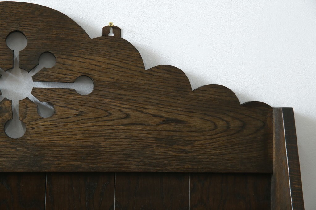 和製ビンテージ　永田良介商店　カントリースタイルにも合わせやすいウォールラック(壁掛け飾り棚、ウォールシェルフ、ヴィンテージ)(R-052669)