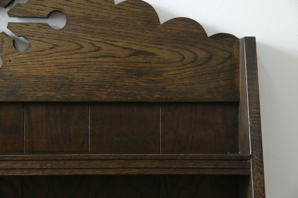 和製ビンテージ　永田良介商店　カントリースタイルにも合わせやすいウォールラック(壁掛け飾り棚、ウォールシェルフ、ヴィンテージ)(R-052669)