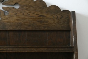 和製ビンテージ　永田良介商店　カントリースタイルにも合わせやすいウォールラック(壁掛け飾り棚、ウォールシェルフ、ヴィンテージ)(R-052669)