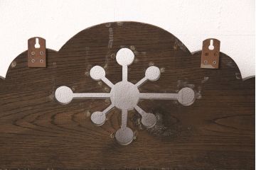 和製ビンテージ　永田良介商店　カントリースタイルにも合わせやすいウォールラック(壁掛け飾り棚、ウォールシェルフ、ヴィンテージ)(R-052669)