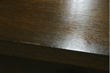 和製ビンテージ　永田良介商店　テレビ台にリメイク　幾何学模様のデザインが目を引くローボード　(R-052673)