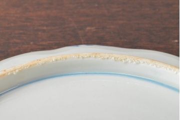 幕末〜明治　伊万里焼　色絵錦手　八寸皿2枚(和食器)(R-052681)