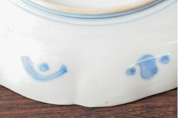 幕末〜明治　伊万里焼　色絵錦手　八寸皿2枚(和食器)(R-052682)