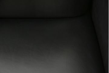 中古　超美品　AD CORE(エーディーコア)　NEO CLASSICO(ネオクラシコ)　本革とメープルの組み合わせがおしゃれなラウンジチェア(1人掛けソファ、1Pソファ、イージーチェア)(定価約27万円)(R-052688)