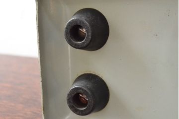 昭和レトロ　鉄製テープカッター(アイアン、インダストリアル)(R-052697)