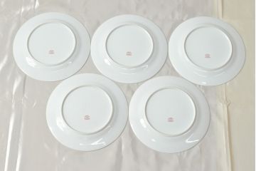 戦前　オールドノリタケ　Noritake　プレート5枚(お皿、ヤジロベー印、洋食器)(R-052700)