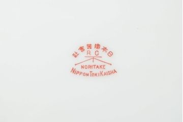 戦前　オールドノリタケ　Noritake　プレート5枚(お皿、ヤジロベー印、洋食器)(R-052700)