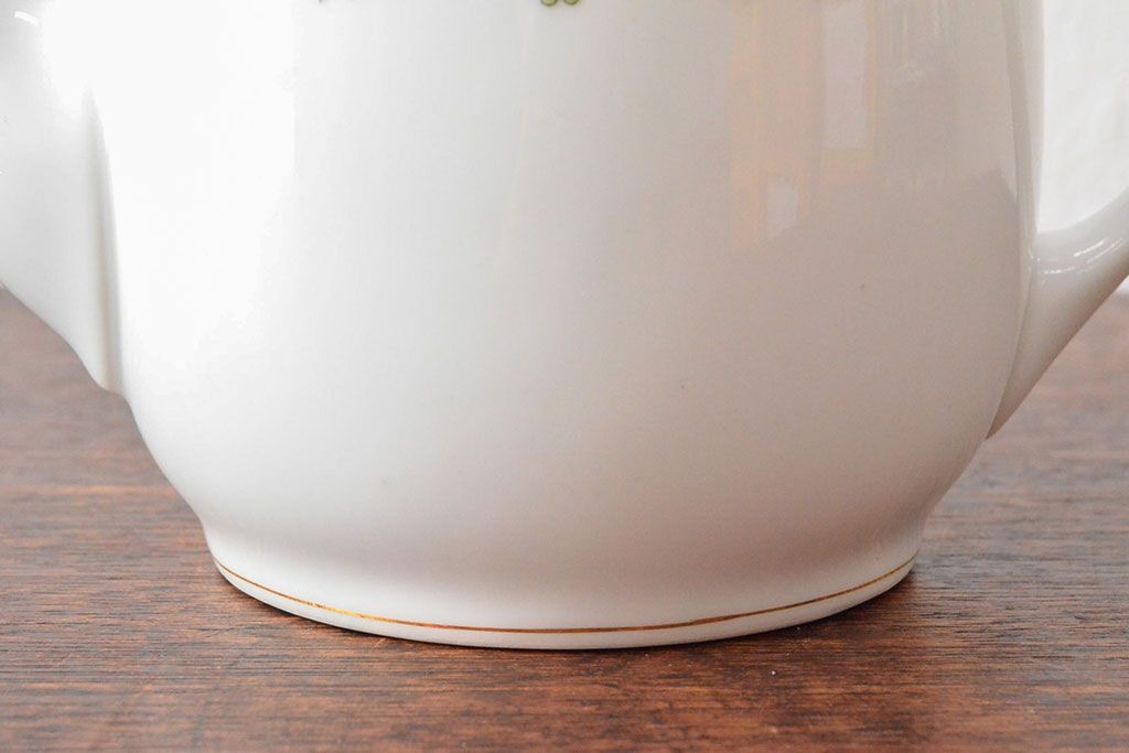 戦前　オールドノリタケ　Noritake　ティーポット・蓋物・皿など7点(ヤジロベー印、洋食器)(R-052701)