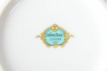 戦前　オールドノリタケ　Noritake　ティーポット・蓋物・皿など7点(ヤジロベー印、洋食器)(R-052701)