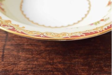戦前　オールドノリタケ　Noritake　ティーポット・蓋物・皿など7点(ヤジロベー印、洋食器)(R-052701)