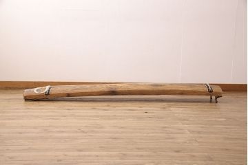 戦前　時代琴　綾杉北哉刀　鶴蒔絵　在銘(R-052702)