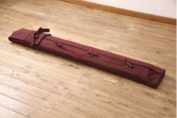 戦前　時代琴　綾杉北哉刀　鶴蒔絵　在銘(R-052702)