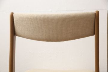 北欧ビンテージ　ナチュラルな雰囲気がかわいらしいダイニングチェア2脚セット(椅子、ヴィンテージ)(R-052705)