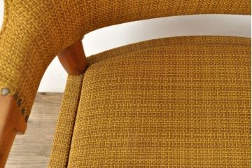 北欧ビンテージ　温かみのある色合いがナチュラルな空間づくりにぴったりなアームチェア(椅子、ダイニングチェア、ヴィンテージ)(R-052706)