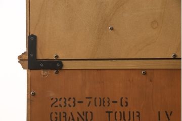 中古　美品　DREXEL HERITAGE(ドレクセルヘリテイジ)　クラシカルで優雅な佇まいが魅力的なキャビネット(定価約160万円)(飾り棚、収納棚)(R-052709)