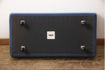 中古　arflex(アルフレックス)　A SOFA(エー・ソファ)　涼しげな色合いが爽やかさを醸し出す6人掛けソファ+クッション&オットマンセット(定価約125万円)(六人掛けソファ)(R-052710)
