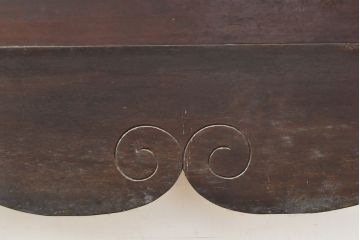 希少!　イギリスアンティーク　細部まで施された彫刻が豪華な特大衝立て(つい立て、パーテーション、飾り棚)(R-052711)