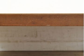 和製アンティーク　総ケヤキ材　天板一枚板　木の風合いが味わい深い座卓(ローテーブル、センターテーブル)(R-052715)