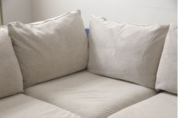 中古　arflex(アルフレックス)　A SOFA(エー・ソファ)　涼しげな色合いが爽やかさを醸し出す4人掛けソファ(四人掛けソファ)(定価約80万円)(R-052717)