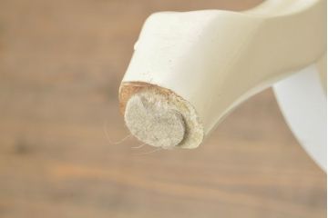 中古　フランス高級輸入家具　爽やかな色合いが美しいラタンバックチェア4脚セット(ダイニングチェア、椅子)(1脚定価 約12万円)(R-052719)