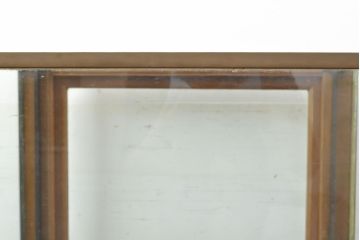 イギリスアンティーク　激レア!　高級品　HARRIS&SHELDON(ハリス シェルドン)社製　上品な佇まいが美しい、真鍮枠の六角形ガラスケース(ショーケース、店舗什器)(R-052728)