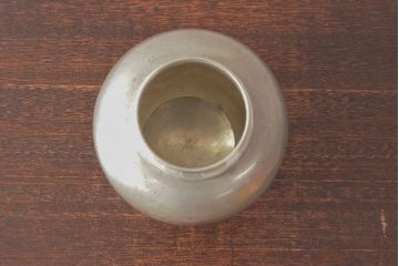 古い　錫仙製　純錫茶壷　1.86kg(茶道具)(R-052739)