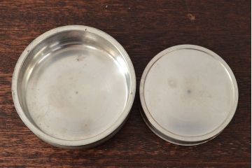 古い　錫仙製　純錫茶壷　1.86kg(茶道具)(R-052739)