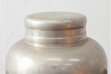 古い　錫仙製　純錫茶壷　1.86kg(茶道具)(R-052739)