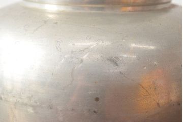 古い　錫仙製　純錫茶壷　1.86kg(茶道具)(R-052739)