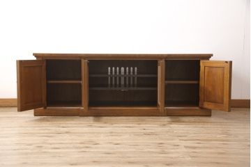 中古　美品　DREXEL HERITAGE(ドレクセルヘリテイジ)　FRANCESCA(フランチェスカ)シリーズ　上品な佇まいのテレビボード(テレビ台、ローボード、収納棚)(定価約98万円)(R-052754)