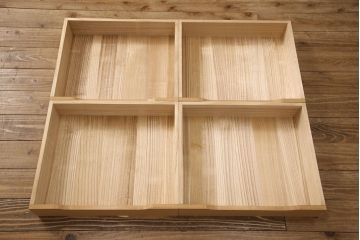 中古　超美品　松創(MATSUSO)　洗練された佇まいが目を引く重ねタンス(定価約240万円)(引き出し、和箪笥、整理タンス)(R-052761)