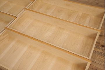 中古　超美品　松創(MATSUSO)　洗練された佇まいが目を引く重ねタンス(定価約240万円)(引き出し、和箪笥、整理タンス)(R-052761)