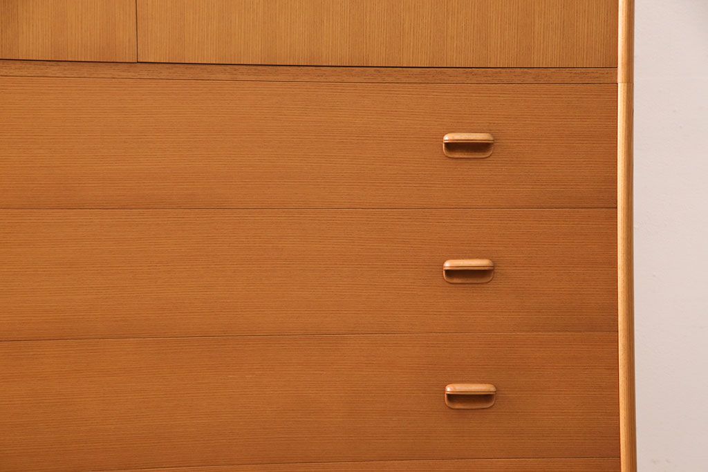 中古　超美品　松創(MATSUSO)　洗練された佇まいが目を引く重ねタンス(定価約240万円)(引き出し、和箪笥、整理タンス)(R-052761)