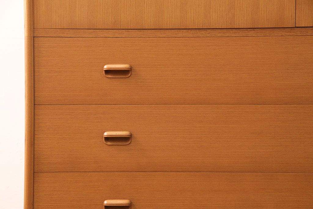 中古　超美品　松創(MATSUSO)　洗練された佇まいが目を引く重ねタンス(定価約240万円)(引き出し、和箪笥、整理タンス)(R-052761)