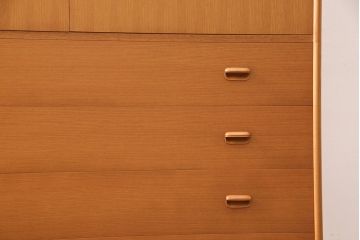 中古　超美品　松創(マツソウ)　洗練された佇まいが目を引く重ねタンス(定価約240万円)(引き出し、和箪笥、整理タンス)(R-052761)