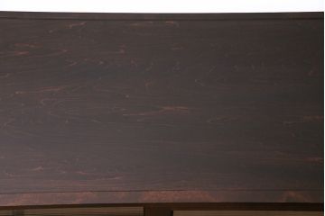 中古　リメイク　北海道民芸　モールガラスがアクセントになったローボード(テレビ台、収納棚、サイドボード)(R-052762)