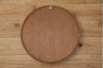 和製ビンテージ　秋田木工　シンプルで使い勝手抜群のミラー(鏡、ヴィンテージ)(R-052768)